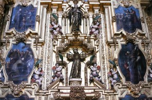 멕시코의 첫 순교자 일본의 예수의 성 필립보_photo by Lawrence OP_in the Metropolitan Cathedral of Mexico City_Mexico.jpg